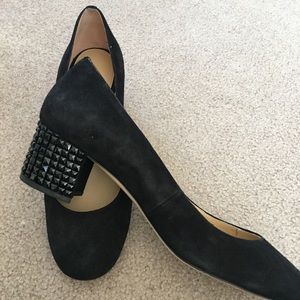 Michael Kors 2” block heel pumps.